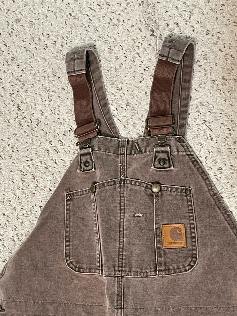 Carhartt Overalls in Brown - Picture 2 of 7